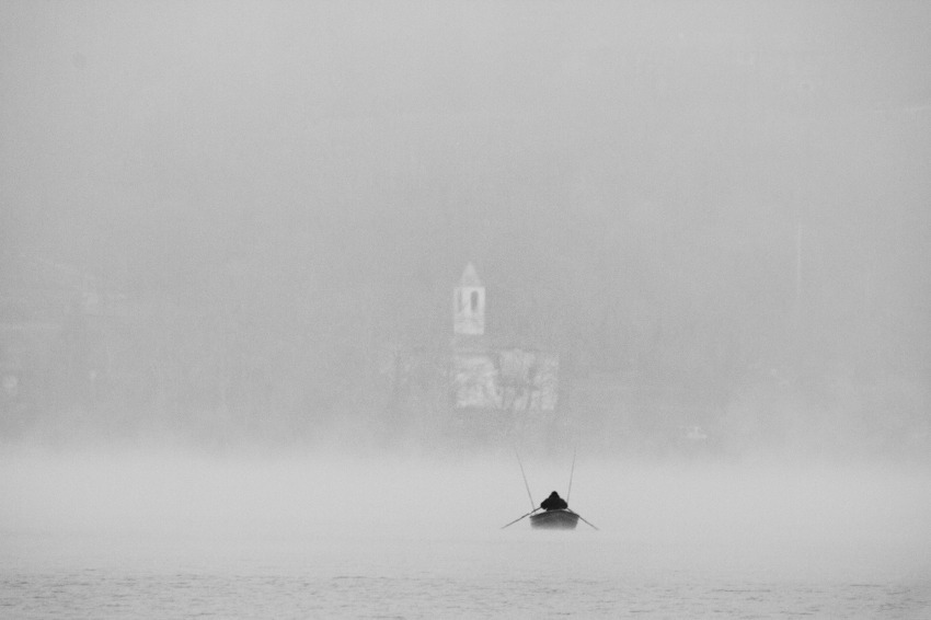 Il pescatore nella nebbia - Virginio Passera